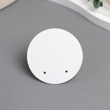 50PCS Round Craft Paper Earrings Display Holder DIY Packages