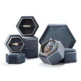 Mini Jewelry Organizer Display Travel Jewelry Case Boxes Ring Portable