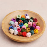 20Pcs/lot 8mm Layer Ball Space Beads Charms DIY Jewelry Making
