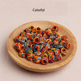 20Pcs/lot 8mm Layer Ball Space Beads Charms DIY Jewelry Making