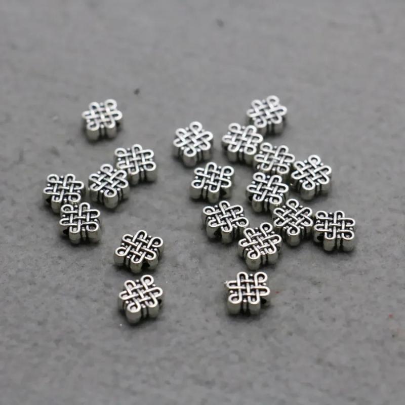 5PCS Chinese Knot Metal Fittings 8*10mm DIY Findings Hardware