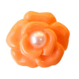 French Camellia Resin Stud Earrings Patch Phone Case DIY Jewelry Materials