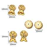 20pcs Stainless Steel Earring Lifters for DIY Jewelry Making