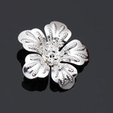 20pcs 20mm Copper Flower Bead Caps Vintage Filigree Spacer End Caps