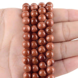 Natural Sand Stone Beads Round Loose Spacer Beads 4/6/8/10/12mm