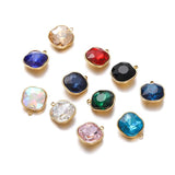 5pcs Zircon Water Drop Stone Pendant DIY Earring Necklaces