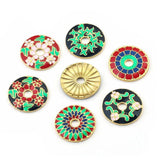 5pcs Sakura Drip Pendants Connectors for Earring DIY Jewelry