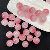 50pcs 10MM Glass Cloud Beads Round Shape Spacer Beads DIY Jewelry Making