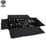 Large Travel Jewelry Roll Bag Necklace Bracelet Storage Case