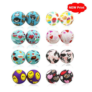 10Pc/Lot Silicone Beads for Baby Teething