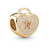 10Pcs Heart Charms Beads Pendant For DIY Jewelry Making