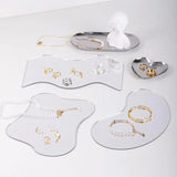Acrylic Silver Jewelry Tray Makeup Sets Organizer