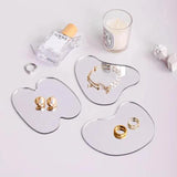 Acrylic Silver Jewelry Tray Makeup Sets Organizer