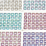 30Pcs Glass Crystal Square Beads With Big Hole 8mm Angle Cube Spacer
