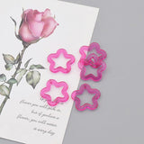 50Pcs Colorful Acrylic Flower Spacer Beads 30MM For Jewelry Making