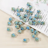 10pcs 17mm Field Snail Stars Ceramic Beads for Jewelry Making