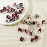 10pcs 17mm Field Snail Stars Ceramic Beads for Jewelry Making