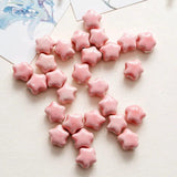 10pcs 17mm Field Snail Stars Ceramic Beads for Jewelry Making