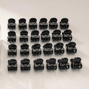 Hair Claw Clips for Women Girls Accessories 1.5cm Brown Transparent