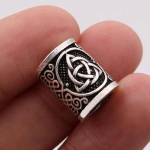 5pcs Viking Beads Hair Braid Beard Dreadlock Beads 8mm Hole Metal Bead