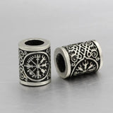 5pcs Viking Beads Hair Braid Beard Dreadlock Beads 8mm Hole Metal Bead