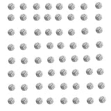 100pcs Clay Rhinestone Disco Ball Beads for Jewelry Making