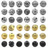 316L Stainless Steel 2.0mm Small Hole Ball Beads Charm Spacer Beads