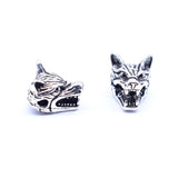 10pcs Animal Style Bracelet Accessories Wolf Head Beads for Jewelry Making DIY