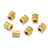 20Pcs Stainless Steel 3mm Big Hole Spacer Tube Beads for Bracelets DIY
