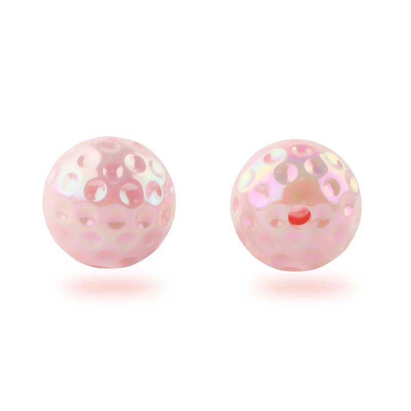 Mermaid Round Acrylic Spacer Beads for DIY Bracelets Necklaces