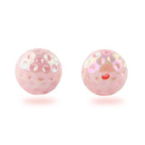Mermaid Round Acrylic Spacer Beads for DIY Bracelets Necklaces