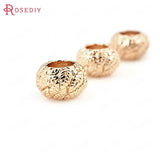 18K Large Hole Beads Crown Charms Pendants for Women