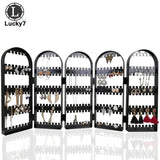 Clear Earrings Display Rack Folding Screen Jewelry Display