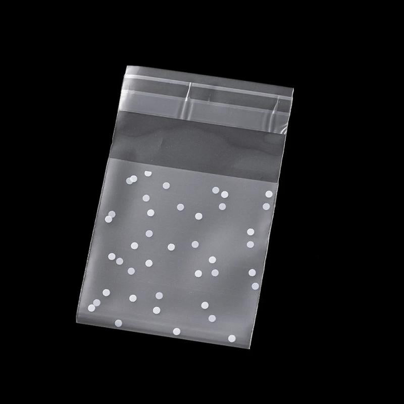 100pcs Plastic Transparent Self-Sealing Bags for Party Supplies