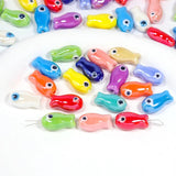Fish Ceramic Beads Jewelry Making DIY Earrings Bracelet Porcelain Accessories
