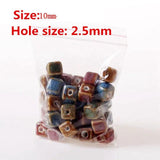 50 Ceramic Beads DIY Porcelain Spacer Jewelry Making
