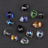 8x10mm Crystal Teardrop Beads Charm Pendant Czech Glass Water Drop Bead