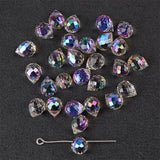8x10mm Crystal Teardrop Beads Charm Pendant Czech Glass Water Drop Bead