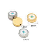 5Pcs Stainless Steel Spacer Beads for Bracelet Necklace Jewelry Making
