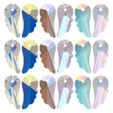 10Pcs 9x20mm Crystal Wing Charms Angel Wing Pendants Beads for Jewelry Making