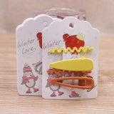 50pcs Blank Paper Hair Clip Display Cards for Jewelry Ornaments