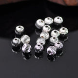 Metal Brass Hollow Plicated Spacer Beads Lot for Jewelry Making DIY Crafts
