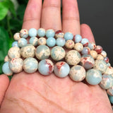Snakeskin Jasper Round Beads 4-12mm for DIY Jewelry Making