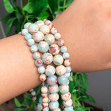 Snakeskin Jasper Round Beads 4-12mm for DIY Jewelry Making