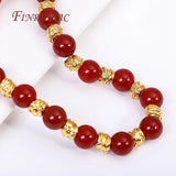 18K Plated Brass Round Spacer Beads For Jewelry Making