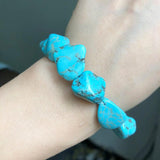 Natural Turquoise Nugget Beads 15in 14x17-16x23mm