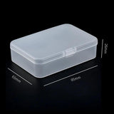 5PCS Small Semi-Transparent Plastic Jewelry Boxes