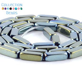 Green Hematite Spacer Beads 2x4mm 15''