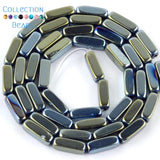 Green Hematite Spacer Beads 2x4mm 15''
