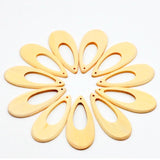 Wood Stud Ear Post Nails Earring Pad Base DIY Jewelry Findings